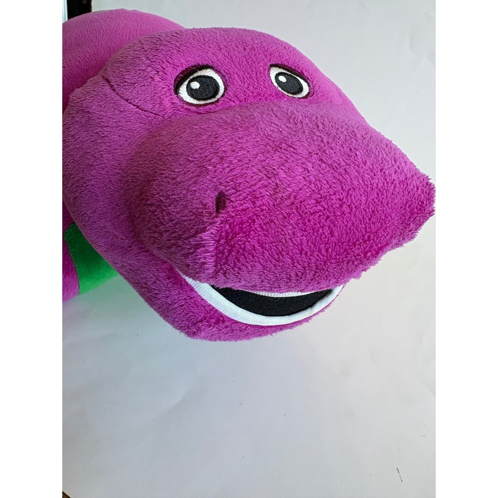 Pillow Pets Barney the Dinosaur Plush Purple T-Rex Stuffed Animal 2011 Lyons Y2K - Picture 12 of 14